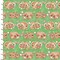 3 Wishes Christmas Gingerneering Gingerbread Campers on Green 100% Cotton By the yard